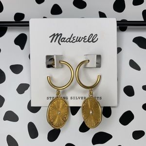 madewell | gold dangly earrings